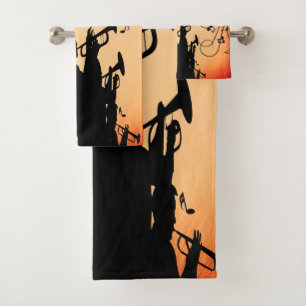 Section Trumpet Jazz Musique Orange Rust