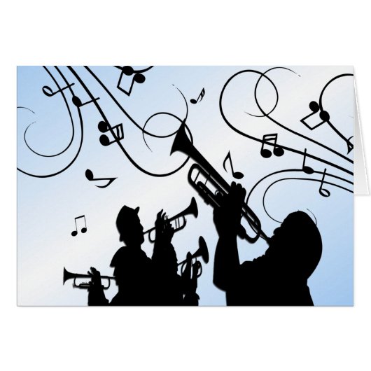 Section Trumpet Musique bleue (Devant horizontal)