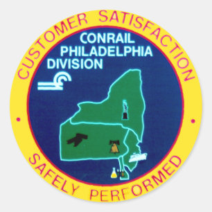 Sector Conrail Philadelphia Ronde Sticker