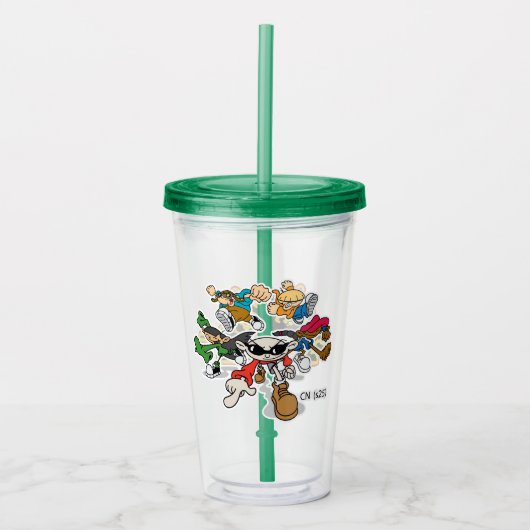 Sector V van de missie Acryl Drinkbeker (Voorkant)