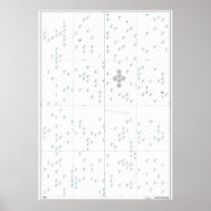 Sectorkaart voor verkoop poster