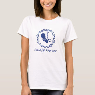 Secular Pro-Life logo T-shirt