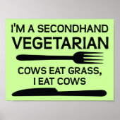 Secundaire vegetarische Poster (Voorkant)
