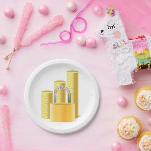 Secure Money Papieren Bordje (Feest)