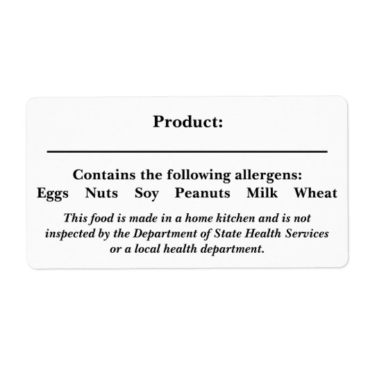 SÉCURITÉ ALIMENTAIRE ÉTIQUETTE Droit des chalets M (Devant)