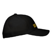 Sécurité Casquette jaune et noir (Droite)