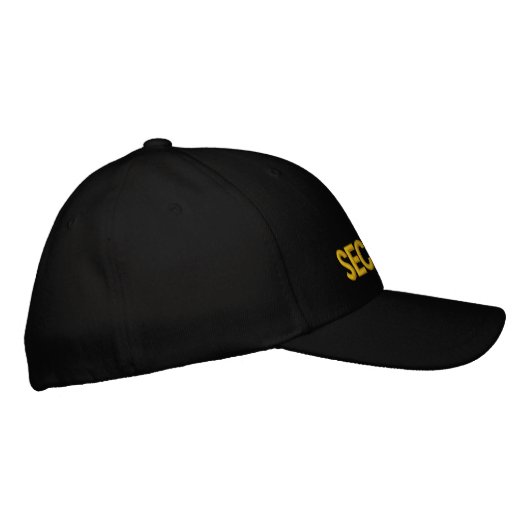 Sécurité Casquette jaune et noir (Droite)