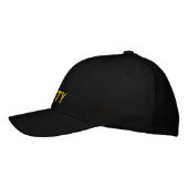 Sécurité Casquette jaune et noir (Gauche)