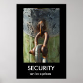 SÉCURITÉ, peut être une prison Poster démotivation (Devant)