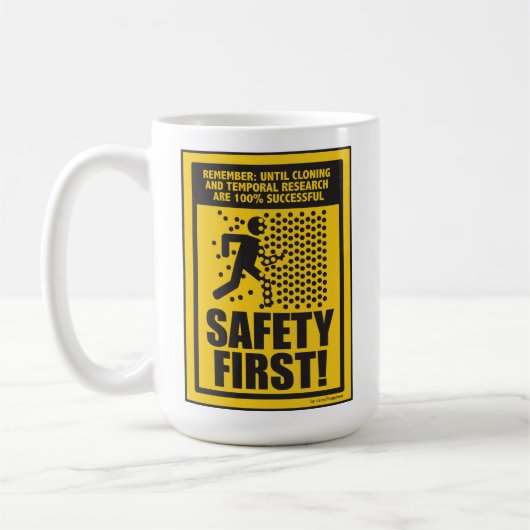 SÉCURITÉ PREMIÈRE ! Tasse (de clonage et de (Gauche)