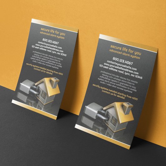 Security Alarm System Flyer