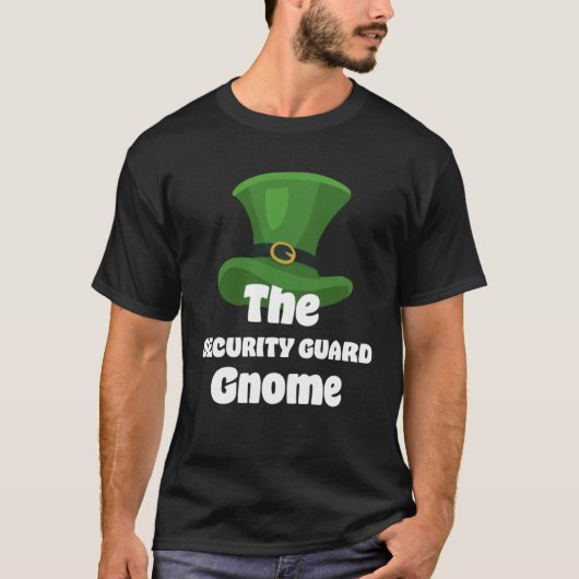 Security Guard Gnome St Patricks Day T-shirt (Voorkant)
