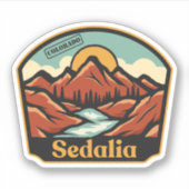 Sedalia, Colorado Sticker (Devant)