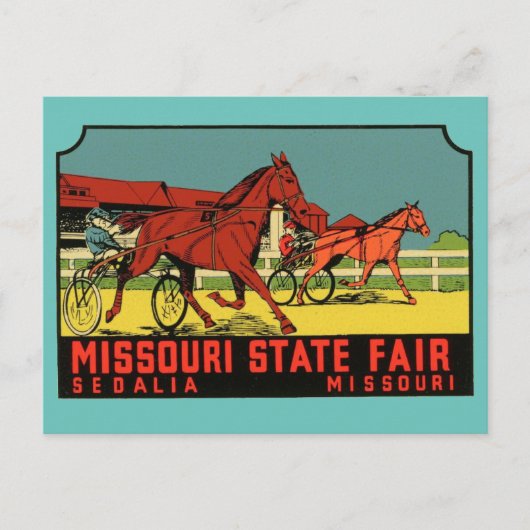 Sedalia, Missouri Briefkaart (Voorkant)