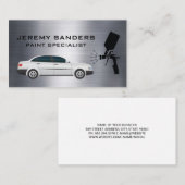 Sedan | Autoverf | Metaal Visitekaartje (Voorkant / Achterkant)