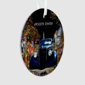 Sedan-kerstmis van Black 1930 Ornament (voorkant)