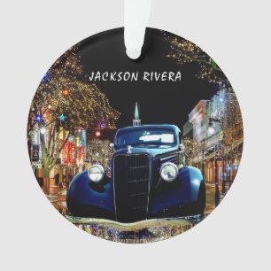 Sedan-kerstmis van Black 1930 Ornament