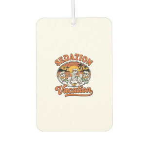 Sedatie Vakantie Retro Tandarts Humor Shirt Ontwer Luchtverfrisser