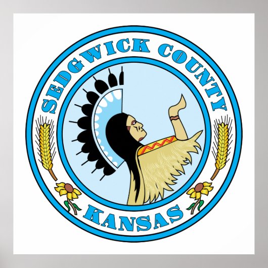 Sedgwick county seal poster (Voorkant)