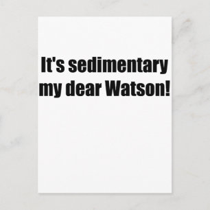 sedimentaryzwart briefkaart