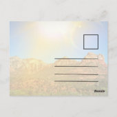 Sedona, Arizona - Bergregenbooglandschap Briefkaart (Achterkant)