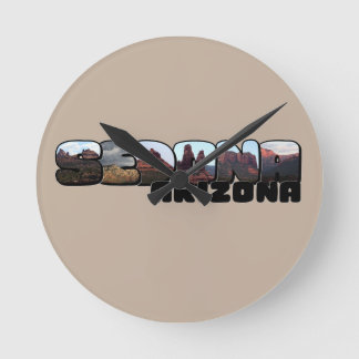 Sedona Arizona Big Letter - Uitzicht in bergen Ronde Klok