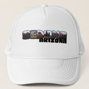 Sedona Arizona Big Letter - Uitzicht van het geber Trucker Pet