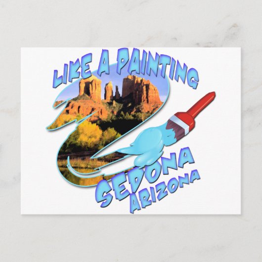 Sedona Arizona Briefkaart (Voorkant)