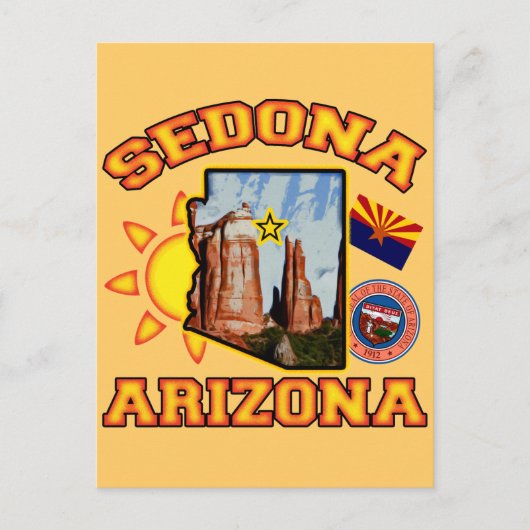 Sedona, Arizona Briefkaart (Voorkant)
