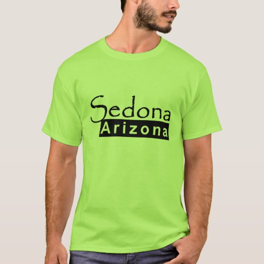 Sedona Arizona dans le T-shirt noir (Devant)