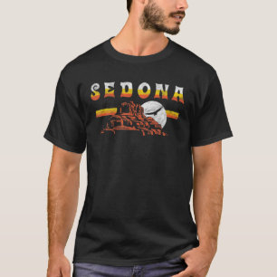 Sedona Arizona Distress Bell Rock Hiking T-shirt
