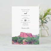 Sedona Arizona Faire-part de mariage (Debout devant)