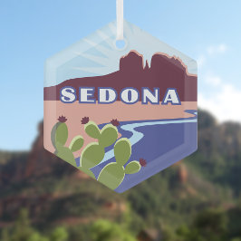 Sedona, Arizona Glas Ornament