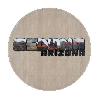 Sedona Arizona Grote Letter - Bergzicht Snijplank