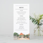 Sedona Arizona Peint Mountains Reception Menu (Debout devant)