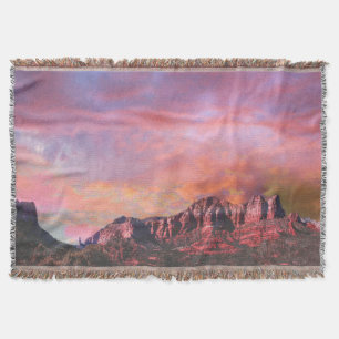 SEDONA ARIZONA Red Rock Sunset Granduus Deken