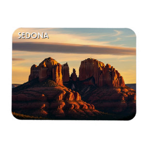 Sedona Arizona Reis Rode Rotsen Verticaal Magneet