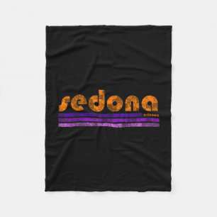 Sedona arizona retro vintage verweerd wandelen fleece deken