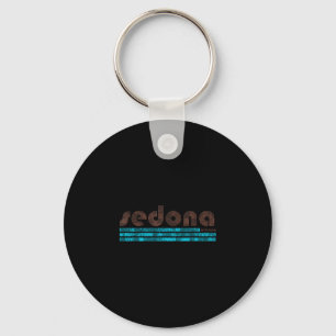 Sedona arizona retro vintage verweerd wandelen sleutelhanger