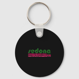 Sedona arizona retro vintage verweerd wandelen sleutelhanger