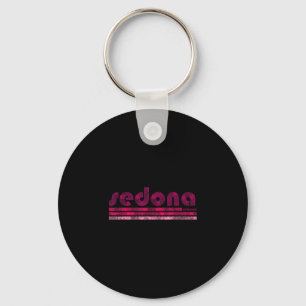 Sedona arizona retro vintage verweerd wandelen sleutelhanger