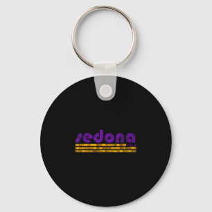 Sedona arizona retro vintage verweerd wandelen sleutelhanger