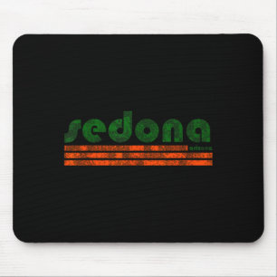 Sedona Arizona retro vintage verweerde wandeling Muismat