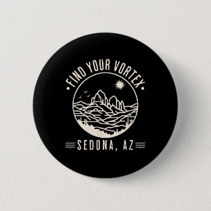 Sedona Arizona Wellness Vortex Spirituele Wandelto Ronde Button 5,7 Cm