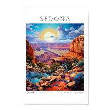 Sedona Arizona woestijn abstracte reis