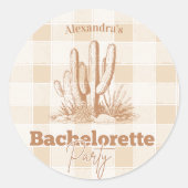 Sedona Bachelorette Trip Ronde Sticker (Voorkant)