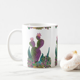 Sedona Cactus Bloem Tegelontwerp Mok