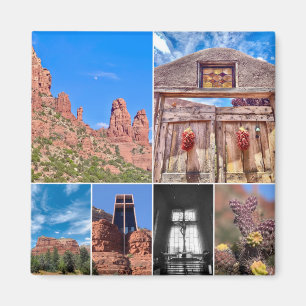 Sedona Cactus Desert Scenes Magnet