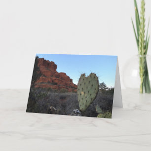 Sedona Cactus wenskaart (liefde is overal) Kaart