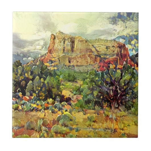 Sedona Ceramic Tile Tegeltje (Voorkant)